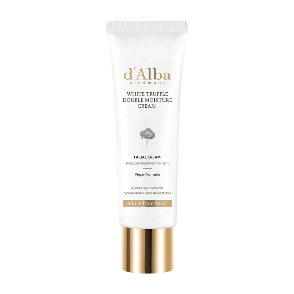 d'Alba White Truffle Double Moisture Cream är en ansiktskräm med vegansk formula, speciellt framtagen för att ge djup återfuktning och näring till huden. Den dubbla formulan erbjuder långvarig fuktighet och stödjer hudens naturliga balans för en strålande hud.